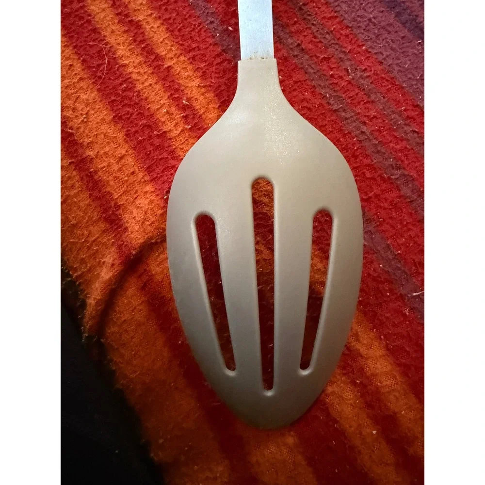 Kitchen Slotted Spoon Stainless Steel Handle Serving Utensil Cooking Tool‎